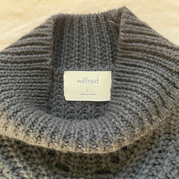 Aritzia Wilfred⎜GOULAINE SWEATER⎜BLACK - Picture 6 of 9